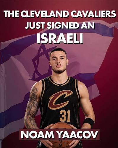 🚨 ANOTHER ISRAELI IN THE NBA! 🇮🇱🏀 The Cleveland Cavaliers have signed  Israeli guard to a contract, marking a major milestone for the rising star  and another exciting moment for Israeli basketball. F