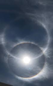 Sometimes the cirrus is so thin we are not aware of any cloud in the sky. Solar Halo And Parhelic Circle Over La Rioja Argentina Epod A Service Of Usra