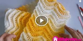 Ebruli Ipten Su Dalgasi Modeli Yapilisi Videolu Anlatim Crochet Designs Crochet Patterns Knitting Stitches