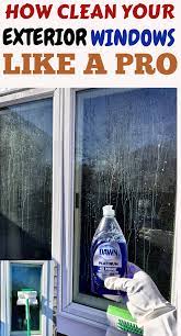 How To Clean Your Exterior Windows Like A Pro House Cleaning Tips Cleaning Hacks Window Cleaner