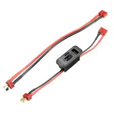 On/on/on means that the common of the first pole makes contact with the normally open throw, while the common of the second pole makes contact with the normally closed throw. Axial T Plug On Off Switch Connector With Extend Wire For Rc Lipo Battery Alexnld Com