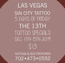 Maybe you would like to learn more about one of these? Friday The 13th Tattoo Special In Las Vegas Sin City Tattoo Friday The 13th Tattoo Near Me Best Las Vegas Tattoo Shop