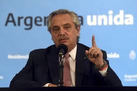Presidente de la nación argentina. Alberto Fernandez Apunto Contra Los Ministros Que Son Candidatos Deben Dejar Sus Cargos Diario Con Vos