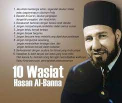 Ia memiliki dedikasi yang kuat dalam menjalankan tugasnya yaitu menyebarkan islam kepada kaum muslimin. Taujihat Ramadhan As Syahid Imam Hassan Al Banna Nukilan Mhs