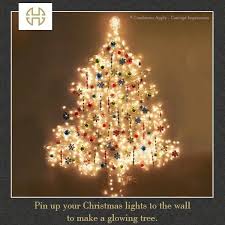 A Smart Way Of Creating A Brilliantly Lit Up Christmas Tree Share With Us Your Ideas Of A Creativ Creative Christmas Christmas Lights Creative Christmas Trees
