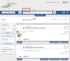 How do you organize bookmarks so they're easier to find? Livivo Help Bookmarks