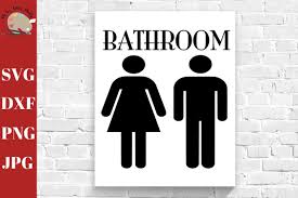Using symbols in svg formats seems like a good idea to me, so you can only load a single svg file, and use it as a sort of spritemap. Bathroom Sign Svg Gender Svg Bathroom Decal Male Female Svg 337056 Svgs Design Bundles