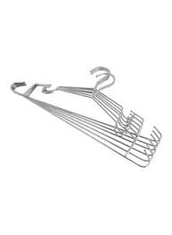 It's the perfect option for fitting out a boutique, retail, hotel accommodation, or even just organising your wardrobe at home. Shop Royalford 6 Piece Hangers With Extra Hooks Silver Online In Dubai Abu Dhabi And All Uae