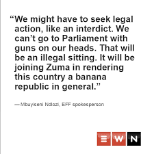 Mbuyiseni ndlozi, a member of the economic freedom fighters party, said that no white person on this continent can claim to be african. Eyewitness News On Twitter Quote Of The Day Effsouthafrica Mbuyisenindlozi Ndlozi Condemns The Deployment Of Soldiers At Sona2017 Https T Co 2ednrn4ml9 Https T Co Ohpjm8wsfg