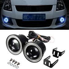 Since the switch will be on the dash and the fog lights at the front of the car, the only location decision to be made concerns the relay. 2x Universal 2 5 Inch Projector Cob Led Car Fog Light Halo Angel Eyes Rings Drl White 12v Road Fog Lamp From Sara1688 65 32 Dhgate Com