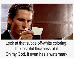 Cannot enable embedding due to a content claim on this video.. Look At That Subtle Off White Coloring American Psycho Business Card Quote Png Image Transparent Png Free Download On Seekpng