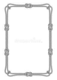 Yellow Rope Woven Vector Border With Rope Knots Vertical Vector Frame Isolated Sponsored Vector Border Woven Y Rope Weave Vector Border Rope Knots