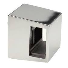 Support De Lisse Rectangulaire 20x10mm En Inox 316l Finition Poli Miroir Ou Brosse Main Courante Bois