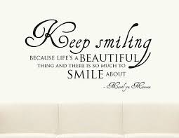 Keep Smiling Marilyn Monroe Quote Wall Sticker Mural Decal Vinyl In 2020 Monroe Quotes Marilyn Monroe Quotes Wall Quotes
