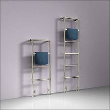 Deco Nickel Floor Mounted Towel Rail 58eepn Towel Rail Heated Towel Rail Flooring