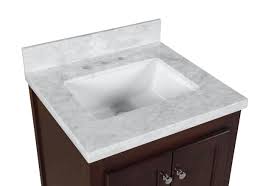 It is a great choice for someone looking for a decent bathroom sink whether. Abbey 24 Shaker Style Bathroom Vanity With Carrara Marble Top Kitchenbathcollection