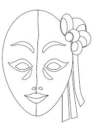 Passo a passo | portal tudo aqui. Coloriage Masque Pour Carnaval De Venise Dessin Gratuit A Imprimer