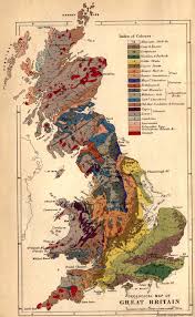 Map From The Physical Geology And Geography Of Great Britain A Manual Of British Geology 1878 By A C Ramsay Ll D F R S Via Geology 19thcen Pinteres