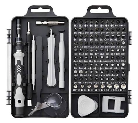 🪛🔧 DESTORNILLADOR 115 EN 1 🔧🪛 💥PRECIO EN EFECTIVO🔥: $7.514 PESOS ✓  KIT COMPLETO DE 115 PIEZAS PARA TODO TIPO DE REPARACIONES ✓ PUNTAS  INTERCAMBIABLES PARA ELECTRÓNICA, CELULARES, NOTEBOOKS Y MÁS ✓