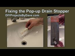 Loosen the clevis screw, which can be found near. Diy Fixing The Sink Pop Up Drain Stopper Youtube