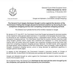 Alphabet_position(the sunset sets at twelve o'clock.). Philipp Kloeckner On Twitter The General Court Of The Largely Dismisses Google S Action Against The Decision Of The Eu Competition Commission Finding Google Did Abuse Its Dominant Position By Favouring Its Own