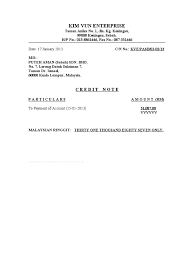 Your credit note will show up in the history of your invoice, with the amount and any partial payment received from the customer. Contoh Nota Kredit Malaysia Banking