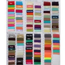 Honey Dress Color Chart