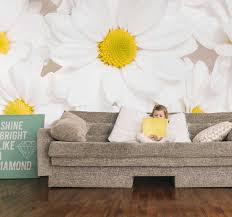 If you can't find the picture you're looking for within our selection, you can browse our premium and standard databases. Pure White Daisy Flowers Wall Mural Tenstickers