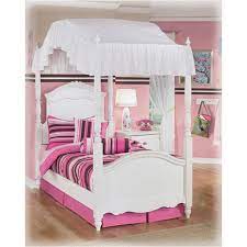 Silver canopy bed for kids. B188 67 Ashley Furniture Exquisite Kids Room Full Canopy Bed