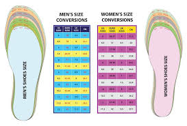 A printable shoe size chart will make it easier for you to decide what the best size of shoe is for you and avoid the embarrassment and annoyance of buying the wrong size of shoes. Men S To Women S Shoe Size Chart Www Macj Com Br