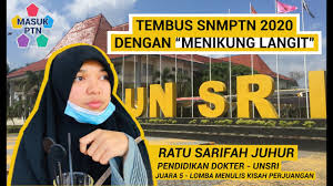 Maybe you would like to learn more about one of these? Tembus Snmptn 2020 Kedokteran Unsri Dengan Menikung Langit Oleh Kak Sarifah Youtube