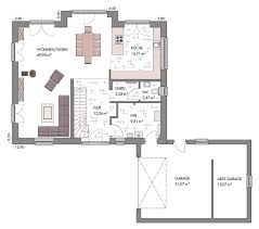 grundriss vom erdgeschoss eines gemutlichen kapitanshauses mit garage eco system haus haus grundriss haus bauhausstil haus