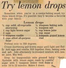 This listing is for 1 (one) dozen lemon crackle cookies. Lemon Drops Recipe Clipping Recipecurio Com