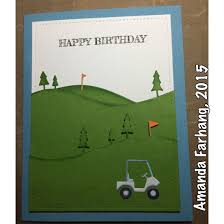 Made By Amanda Farhang Memory Box Golf Cart Die And Landscape Die Sentiment Stamp From From The Herd Set By Stamp Golf Birthday Cards Kids Cards Golf Cards