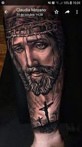 Pin By Chelitho Vera N On Medallas Religiosas Jesus Tattoo Jesus Tattoo Design Jesus Tattoo Sleeve