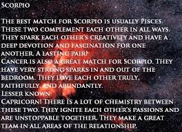 As they are both water signs they are in touch with their emotions and when in a trusting, committed relationship are usually able to express them we with one another. Best Match For Scorpio Best Match For Scorpio Woman 2020