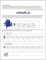 Minute intervals (commas, and microtones) can be formed by the notes of musical scales containing more than 12 pitches (e.g., by the notes a♭ and g♯ found in some extended scales), or by two notes of the same name, but tuned. Intervals Free Music Theory Worksheet Worksheets Pdf Sumnermuseumdc Org