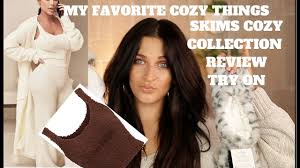 Kim kardashian west has launched new colors and kids' styles for the knit loungewear range made from breathable, stretchy yarn. Skims Cozy Collection Review My Favorite Cozy Things 2019 Skims Try On And Review Sof And Cozy Youtube