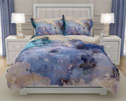 Shop for king size bedding sets at bed bath & beyond. Abstract Art Duvet Cover King Or Queen In Blue Green And Tan Abstract Art Home