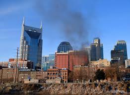 Black smoke and flames were seen early friday billowing from the area, which is packed with bars and restaurants in central nashville. Aun1dbmobukifm