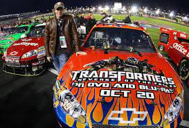 You can watch nascar on apple tv with one of these streaming services: Optimus Prime Takes On Megatron At Nascar Race Wired