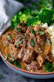 Maybe you would like to learn more about one of these? Slow Cooked Steak Diane Casserole Nicky S Kitchen Sanctuary
