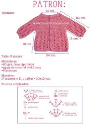 Se inserta la aguja por adelante, en el punto a tejer a la izquierda de la aguja. Saquito O Camperita Calado A Crochet O Ganchillo Para Bebe