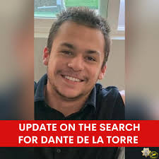 It is with a heavy heart we are updating the community that 16-year-old  Dante de la Torre was found deceased this afternoon in a remote wooded area  near the Gold Run Rest