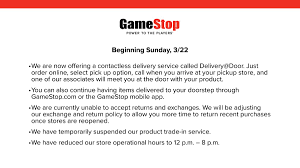 Do you have to study at specific times or can you work through the course in your own time? Gamestop On Twitter Beginning Today 3 22 We Ll Be Offering A Contactless Delivery Service Called Delivery Door At All Us Store Locations Where State Local Laws Allow For More Info On How We Will Continue