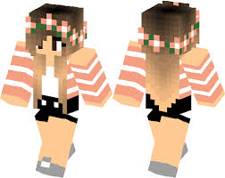 Spring Cute Girl Minecraft Pe Skin Minecraft Hub Minecraft Skins Cute Minecraft Skins Female Minecraft Girl Skins