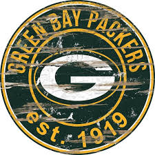 102nd season first game played september 14, 1919. Adventure Furniture 24 Nfl Green Bay Packers Round Distressed Sign N0659 Gbp The Home Depot