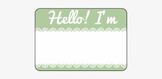 It helps users to begin designing their labels without having to set up their own grid. Hello Name Tag Template Insymbio