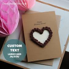 Birthday Card For Lover Handmade Personalised 40th Birthday Love Card For Him Boxed Large 50th Etsy In 2020 Handmade Birthday Cards Greeting Cards Handmade Birthday Handmade Cards For Boyfriend