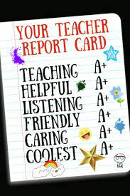 Shows respect for teachers and peers. Your Teacher Report Card Awesome Notebook For Appreciation Thank You Or School Retirement Teacherlove Press 9781731396150 Amazon Com Books